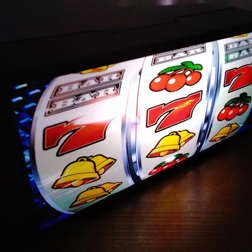スロット パチスロ パチンコ スリーセブン 看板 置物 置物 雑貨 ライトBOX スロット パチスロ パチンコ スリーセブン 777 おもしろ雑貨