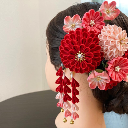 【ニコ】 8  つまみ細工 髪飾り 成人式 七五三 成人式・卒業式・和婚・七五三の髪飾り専門｜n:co(ﾆｺ) (@nico