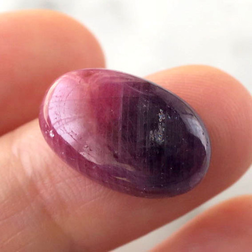 バイカラ― ルビーサファイヤ 天然石ルース 17mm 10.85ct