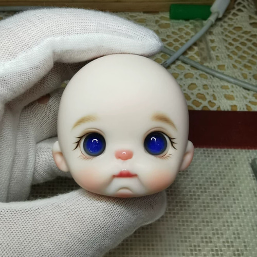 オビツ11 ob11 粘土人形ヘッドのみ（オビツ11 ob11 粘土ドール