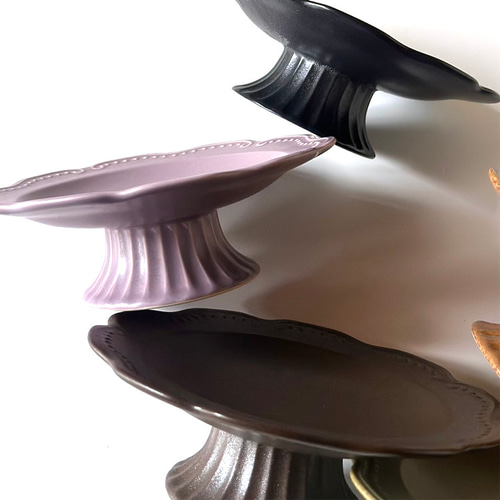 コンポート 5color 高台皿 フルーツ デザートトレー ケーキスタンド