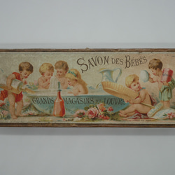 フランスアンティーク SAVONBOX ( SAVON DES BEBES ) 2枚目の画像