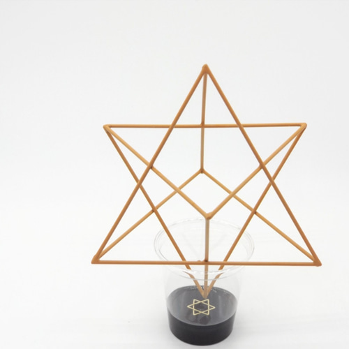 マカバ 120-12 オレンジ 波動調整装置 地場調整 瞑想 Merkaba 風水