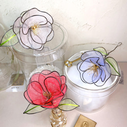 シルビア 花 薔薇 花瓶 バンケット オレンジ背景 額縁 アート c06-sg37.jpg