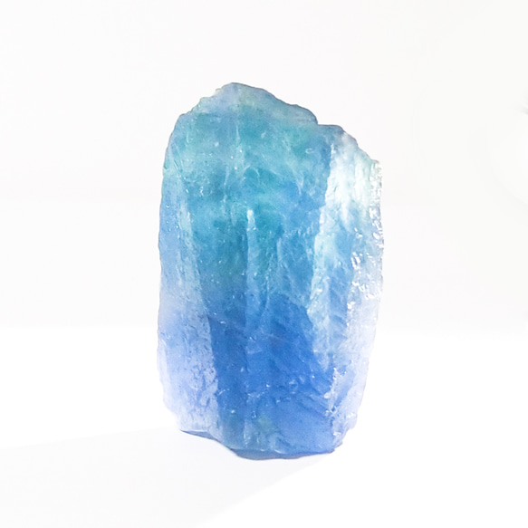 グリーン混 青蛍石 ブルーフローライト Blue Fluorite 鉱物 原石 鉱石 天然石 01996 1枚目の画像