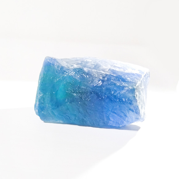 グリーン混 青蛍石 ブルーフローライト Blue Fluorite 鉱物 原石 鉱石 天然石 01996 6枚目の画像