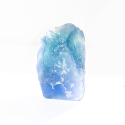 グリーン混 青蛍石 ブルーフローライト Blue Fluorite 鉱物 原石 鉱石 天然石 01996 3枚目の画像