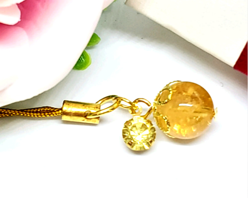 189.天然石シトリンチャーム b0f0e51d767d4d311b80ef7c721428