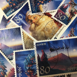 使用済切手  冬・クリスマスのグリーティング 20枚 1枚目の画像