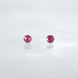 ルビー ピアス（スタッド・一粒） の人気通販｜Creema(クリーマ