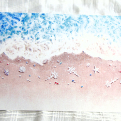 海のイラストポストカード５枚セット（暑中見舞い・残暑見舞いに・夏の季節のグリーティングカード）） 2枚目の画像