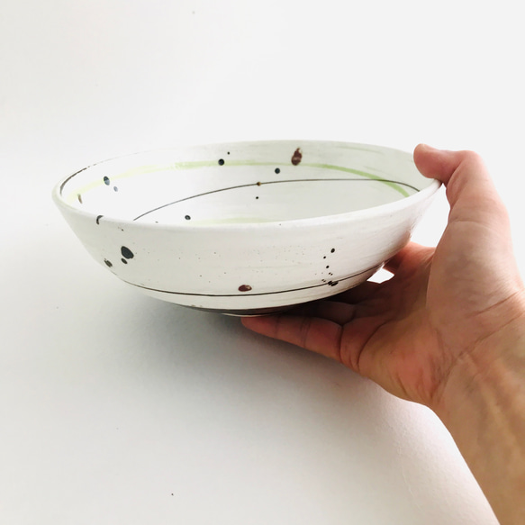 スパイラル紬bowl ３つセット　　色の組み合お好みでお選びください　麺器　盛り鉢　サラダボウル　パスタボウルにも 12枚目の画像