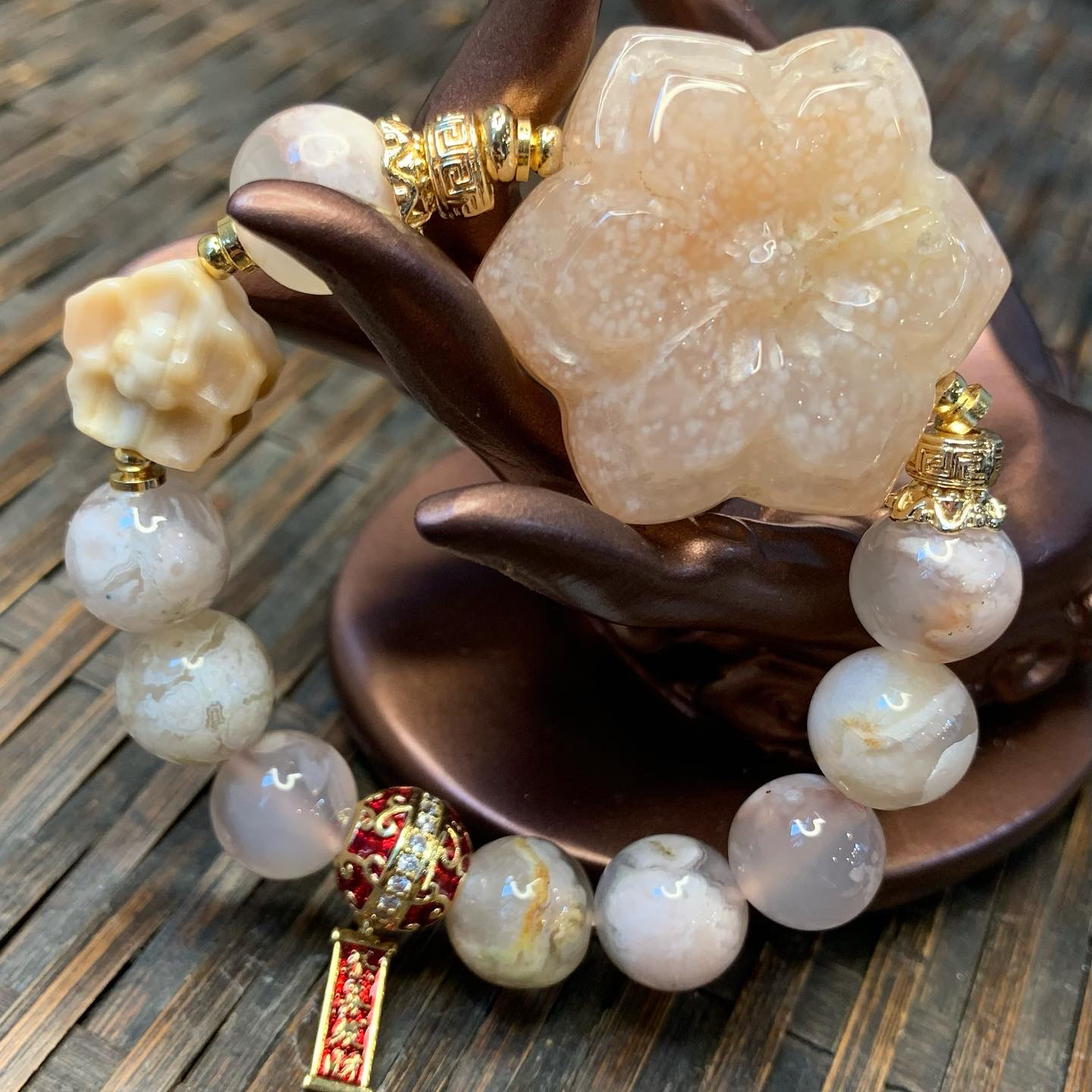 桜メノウのチェリーなぶれす ブレスレット ちゅらちゅら 通販 14284095  