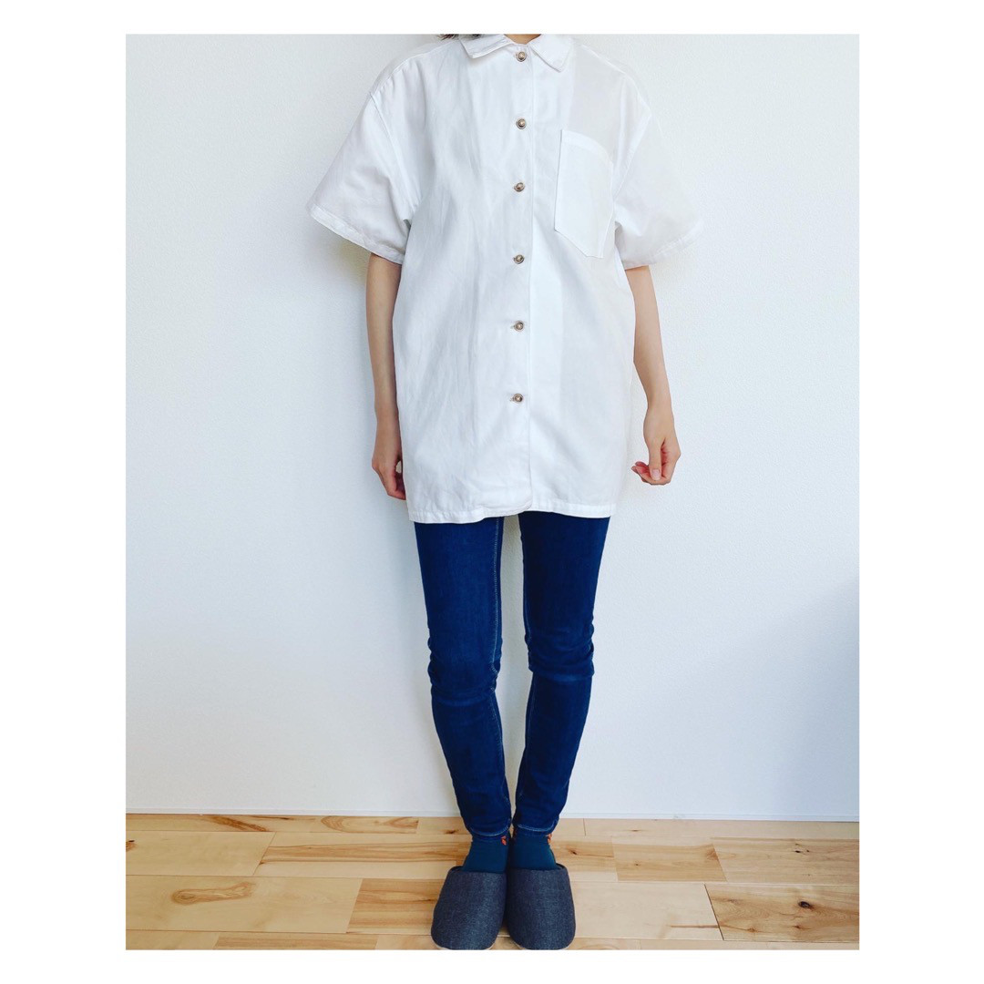 ホワイトシャツ(オックスフォード)