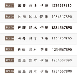 【送料無料】 表札 タイル 97 × 97 mm オーダーメイド スクエア 正方形 ネームプレート タイル表札 9枚目の画像