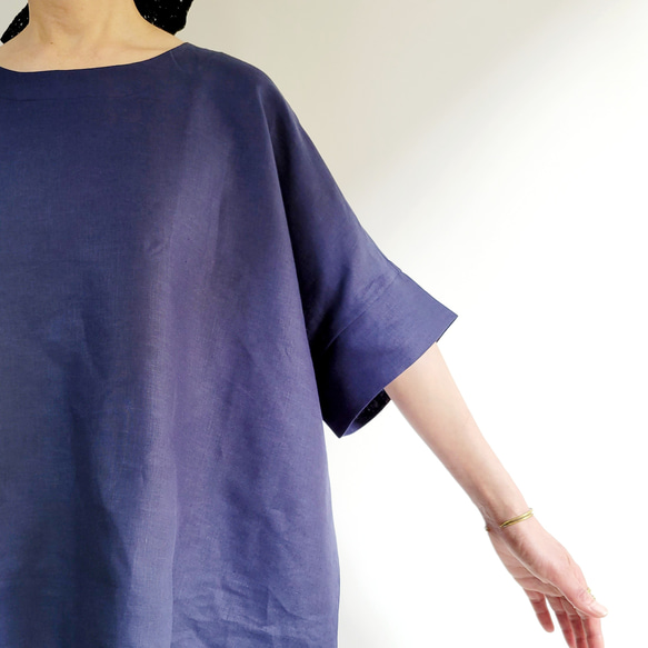 【夏の福袋】リネンゆったり落ち感Tシャツ 2枚セット 7枚目の画像