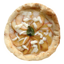 本格石窯焼き　山梨の桃　ドルチェピッツァ　冷凍ピザ 3枚目の画像