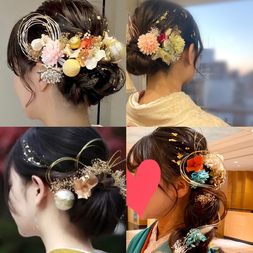 成人式　髪飾り【金箔付き】 楽天市場】髪飾り 【☆8/24〜27日迄お買い物マラソン開催中