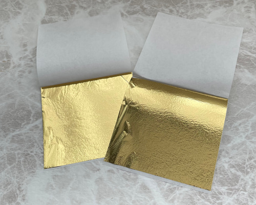 金箔シート2枚セット 金箔 成人式 髪飾り 卒業式 ウェディング 振袖