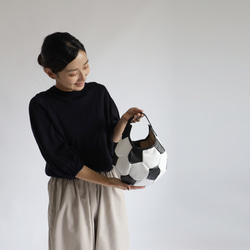 ⁂ラスト1　母の日ＳＡＬＥ　Sサイズ　上質シュリンクPUレザー　サッカー　ボール　バッグ　手持ちハンド鞄Z26S 7枚目の画像