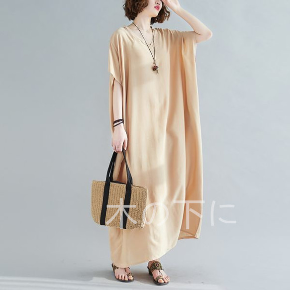ロングワンピース レディース 40代 ロングTシャツワンピース 夏 ロング