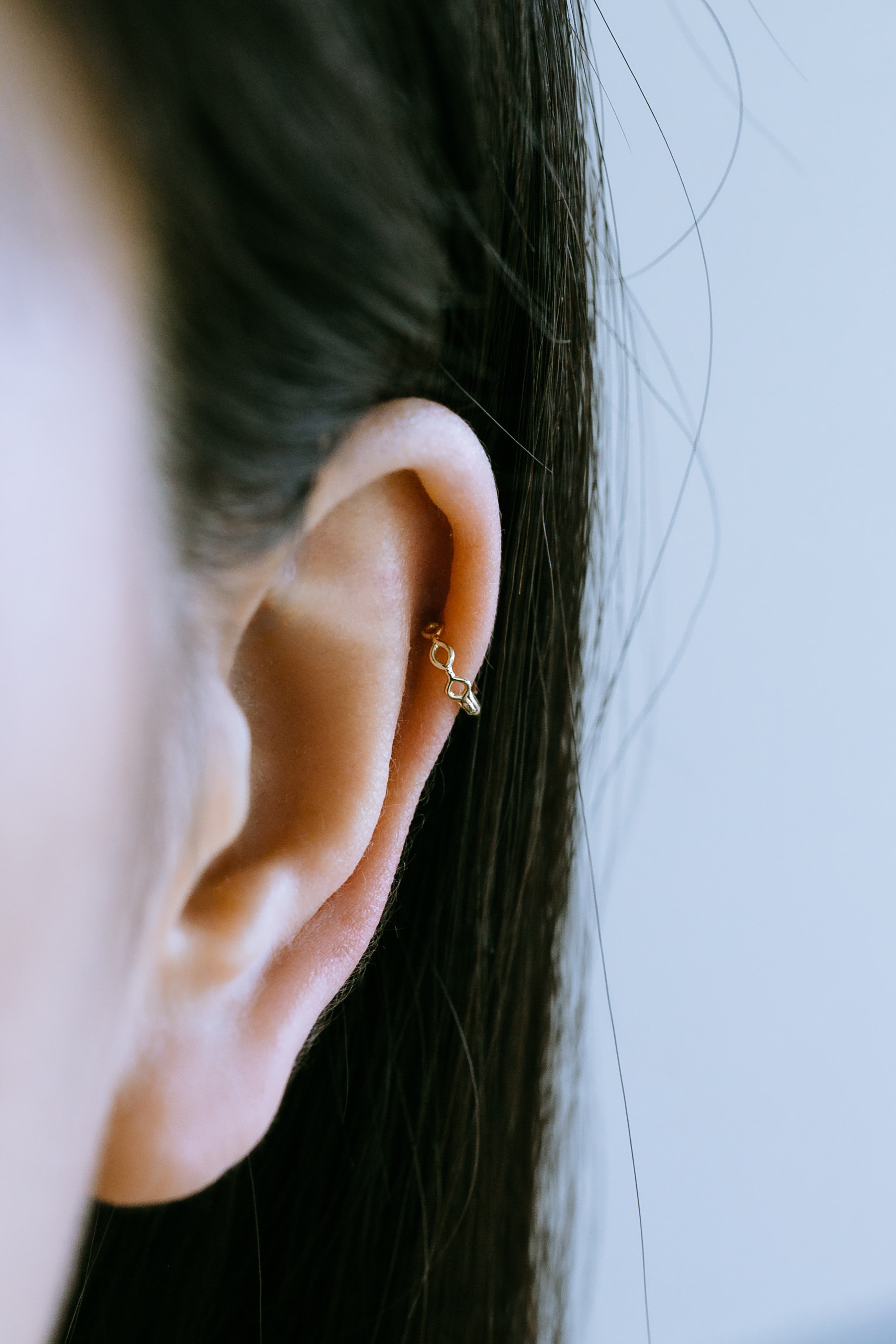 14K金 ゴールド 耳 鼻 軟骨 ニップル ヘリックス トラガス メンズ レディース フープ ピアス リング イヤリン