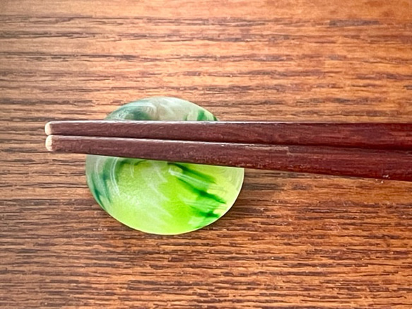ガラスの箸置き 3枚目の画像
