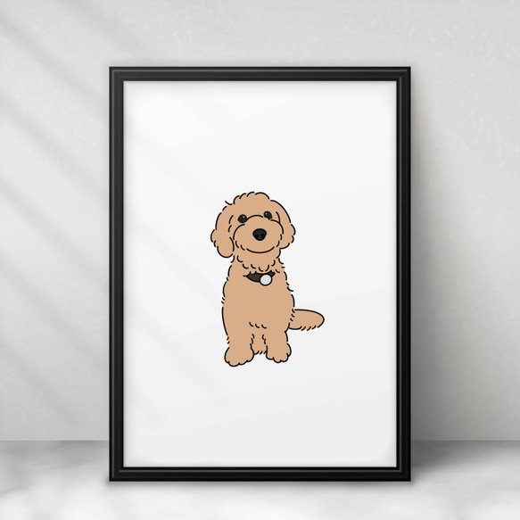 【 オーダー 】似顔絵 ペット ペット似顔絵 似顔絵オーダー ペット肖像画 おしゃれ 2匹/1名1匹