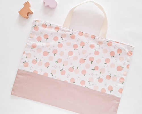 ハンドメイド　入園入学準備　６点セット　レッスンバッグ　ピンク花柄　ピーチ 387ec2339bdbebabb5d68769c7e636