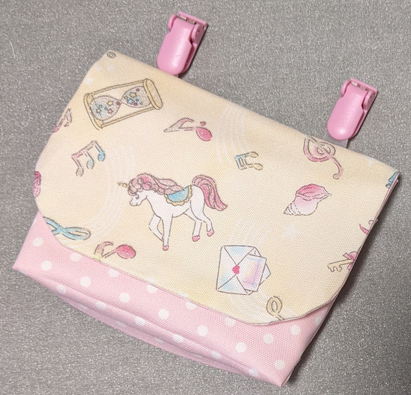 ⭐オーダー受付中⭐ 移動ポケット クリップ別 ハンドメイド 女の子 