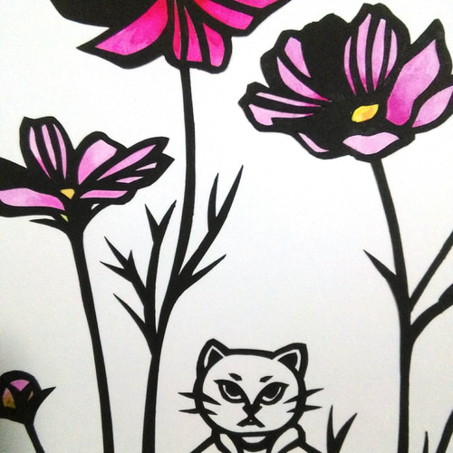 切り絵 記録用 2024年12月31日 #切り絵 #kirie #mokakirie #kiriemoka