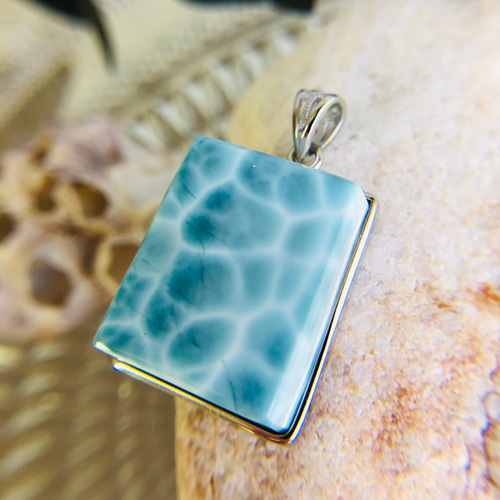 高品質】ラリマーペンダントトップ4 ペンダントトップ 円と縁 by