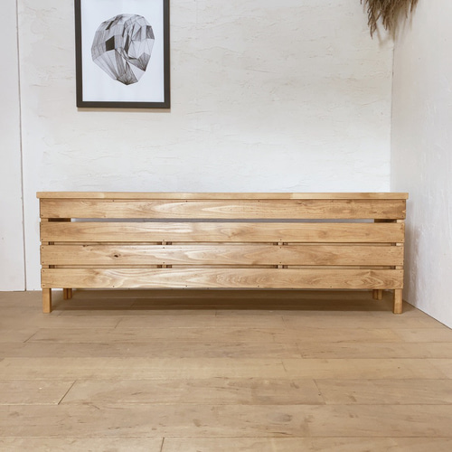 ha28. W140 テレビボード ローボード テレビ台 ナチュラル 引き出し