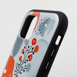iPhone グリップケース 北欧 スマホケース 花 花畑 花柄 【優しい花】 5枚目の画像