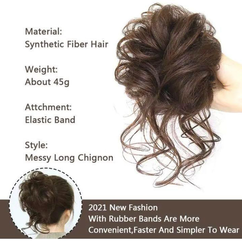 ウィッグ シュシュウィッグ カール エクステ4色からお選び 9/23