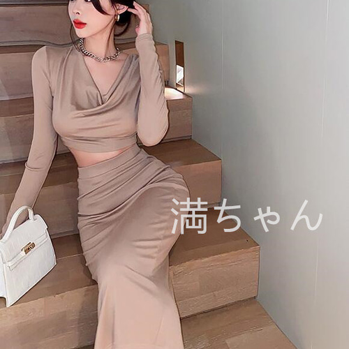 ツーピース トップス 売れ筋商品|||スカート バックレス セクシー レディース フロントレースアップセクシーTバック・ブラック | SANNA'S 通販