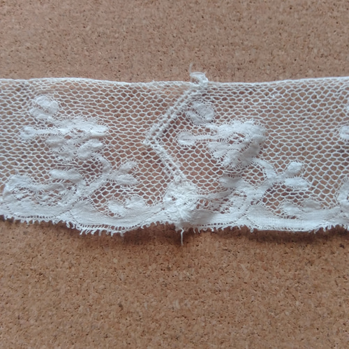 4㎝×70㎝、110㎝】フランスアンティーク・ヴァランシエンヌレース