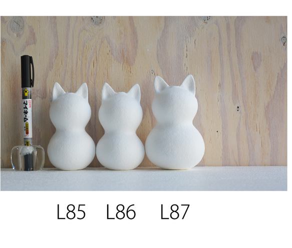 ひょうたんねこ【L85】オーダー制作 4枚目の画像