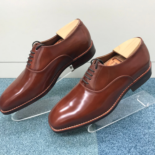 受注生産】 内羽根プレーントゥ 24.0cm〜28.5cm ビジネスシーン