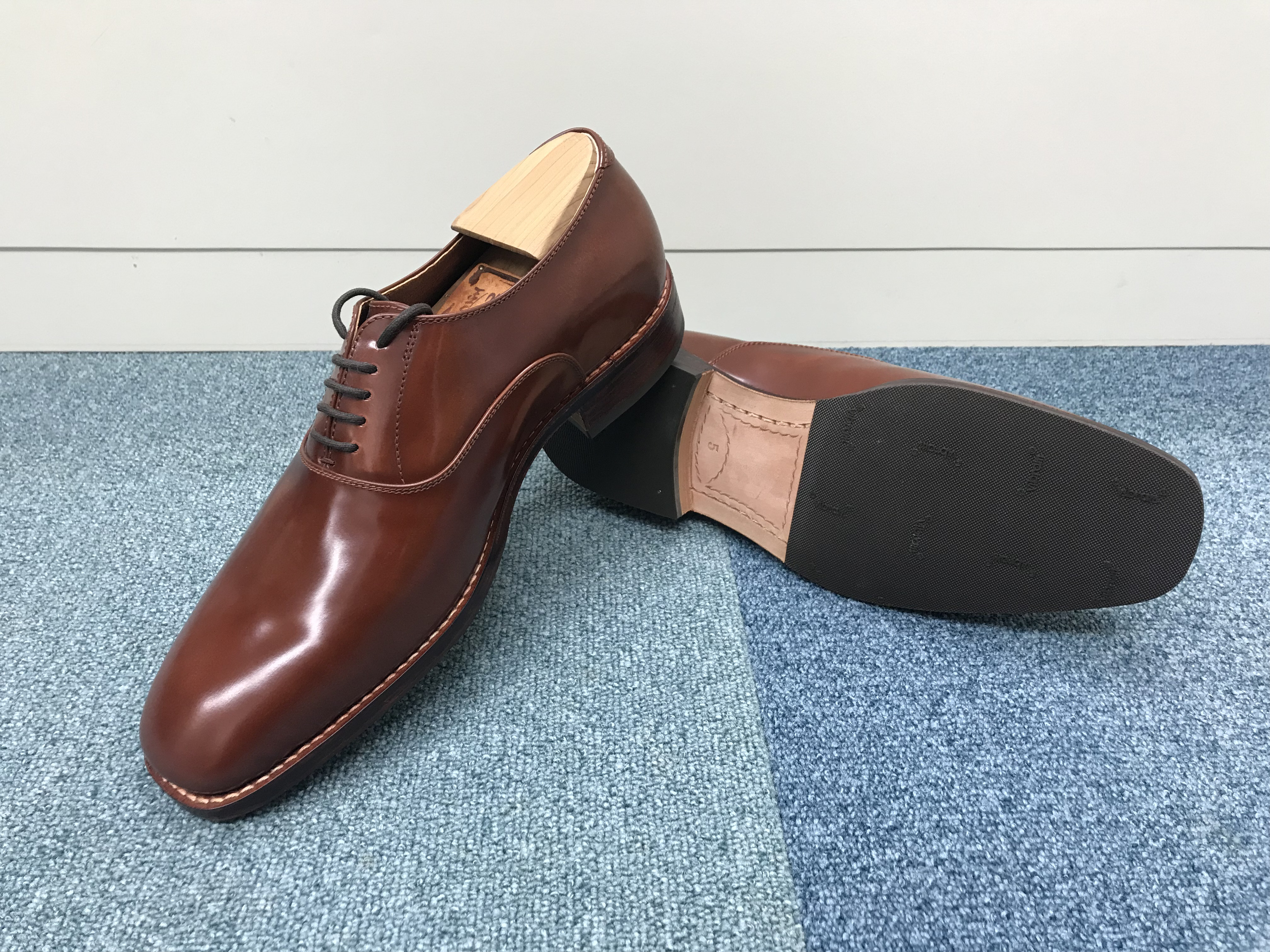 Zegna 内羽根プレーントゥ イタリア製 Ermenegildo