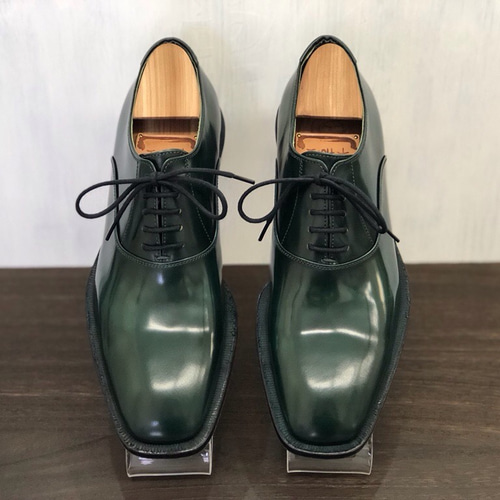 受注生産】 内羽根プレーントゥ 24.0cm〜28.5cm ビジネスシーンから