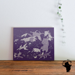 オーダーページ6/28うさぎと星細長パネルハンドメイド