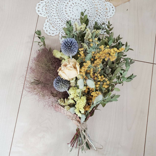 SALE4点セット／ドライフラワースワッグ／ミニブーケ／スモークツリー