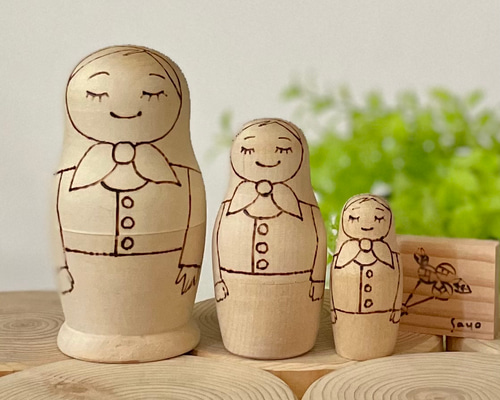 マトリョーシカ】制作キット キット sayo 通販 14288739｜Creema(クリーマ)