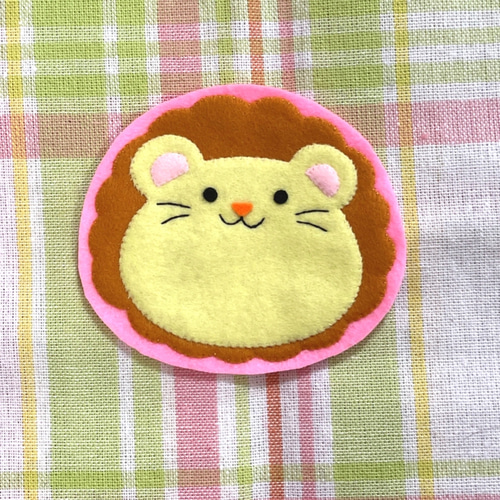 プックリ！ハリネズミ　フェルト名札　ワッペン プックリハリネズミ フェルト名札 ワッペン その他入園グッズ