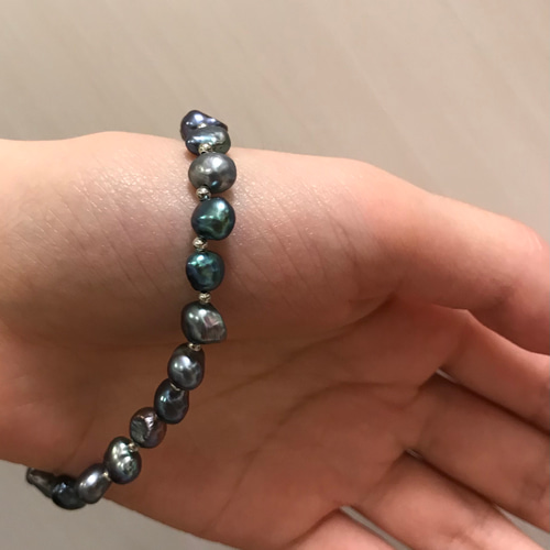ブラックパール 淡水パール バロックパール マンテル