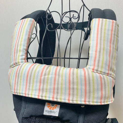 カラフルうさぎ×キャンディストライプ エルゴ オムニ360 アダプト
