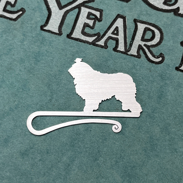 Dog-41 Bookmark Clip Old English Sheep Dog(Order Production) 2枚目の画像