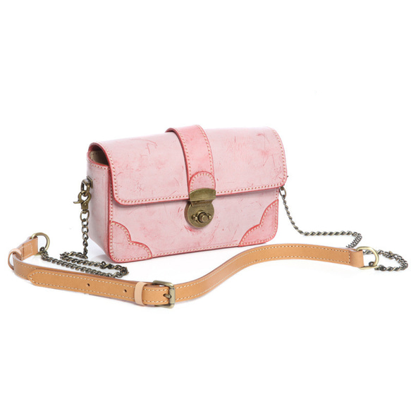 172 本革 海で見る夢ショルダーバック ☆大人のためのイタリアン