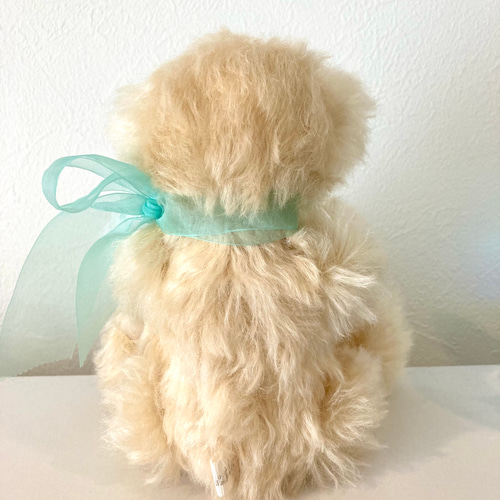 アクアマリンの瞳のテディベア 24cm ぬいぐるみ sanatio 通販｜Creema 